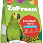 ZuPreem FruitBlend Bird Pellets, Daily Bird Food for , Cockatoo, Macaw, Core Nutrition for Large Birds, Made in USA, Pellets for Large Birds, Macaw Food (L, 3.5 lbs)