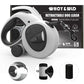 HCY&WLD Upgrade 4-in-1 Retractable Dog Leash with LED Light & Dispenser & Poop Bags, 16 ft Heavy Duty Dog Leash with Anti-Slip Handle for Dogs up to