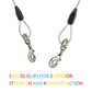 Petest 30ft Reflective Tie-Out Cable for Heavy Dogs Up to 125 Pounds