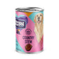 A Strong Heart Wet Dog Food Cans, Country Beef Stew with Peas & Carrots — Stew-Style Cuts, All Life Stages, Complete & Balanced, Made in USA, 13.2 oz