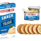 Bumble Bee Snack On The Run! Protein Pack, 8g per Box - Original Tuna Salad with Crackers Kit - Ready to Eat Easy-Open Can - Wild Caught MSC-Certified Tuna (Pack of 12)