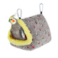 MEWTOGO Medium Winter Warm Bird Nest for Cage - Comfortable Birds Bed with Support Plate, Hanging Shed Hideaway Hammock Hut Gift for Macaws African Grey  Parrots