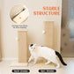 PETKARAY Couch Corner Cat Scratcher, 28'' Corner Scratching Post Cat Wall Scratcher, Sisal Scratch Pad for Sofa, Wall Furniture Protector with Toy Ball