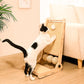 Cat Scratcher, 180°Angles Cat Scratcher, 23.6'' Cat Scratch Pad W/Toy Balls, Cat Scratch Pad for Indoor Cats Kitties, Cats Scratching Board W/Adjustable Shape,2-Sided Sisal Design
