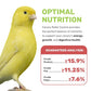 Canary Cuisine 4 Lbs, Premium Mixed Fruit and Birdseed with Essential Vitamins and Minerals, Canary Bird Food, Supports Daily Energy Growth & Healthy Balanced Diet, Bird Seed for Pet Birds