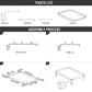 pettycare Elevated Outdoor Dog Bed - Raised Bed for Large Dogs, Waterproof Cot Easy to Assemble, Cooling Elevated Cot with Breathable Teslin Mesh, Durable, Non Slip, Up to 65 lbs,Black