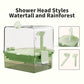 Automatic Bird Baths for Cage – Indoor Parakeet Bath with Pump, Bird Shower with 2 Modes Running Water, Bird Cage Accessory for Pet Birds Conure Budgies Cockatiels Lovebird(Green)