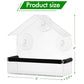 Outdoor Window Bird Feeder for Cats Viewing - Clear Bird Feeder with Strong Suction Cup, Cat Perch Accessories for Entertaining Watching, S