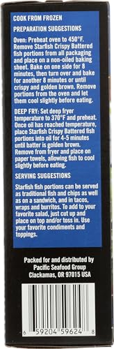 STARFISH Crispy Battered Halibut, 10 OZ