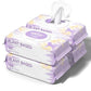 IMMHABI 400 PCS Pet Wipes for Paws and Butt Hypoallergenic Pets Cleansing & Deodorizing Anal Gland Hygienic Puppy Wipes for Dogs Face and Body Wipes Cleaning Fur Doggie Wipes Doggy Wipes (Lavender)