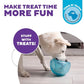Outward Hound by Planet Dog Snoop Dog Toy – Treat‑Dispenser Puzzle Ball, Interactive Slow Feeder, Medium to Large Dogs, Bouncy & Mint-Infused, Blue, 5"