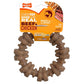 Nylabone Strong Chew Textured Ring Dog Toy Made with Real Beef & Chicken, Durable Chew Toys for Aggressive Chewers, Long Lasting Dog Bone, Keeps Dogs Busy, X-Large Breeds - 50+ lbs