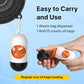 16Ft Retractable Dog Leash with Chew-Proof Steel Cable, 360° Tangle-Free, Shock Absorbing, Built-in Poop Bag Dispenser, Ergonomic Comfort Grip Handle