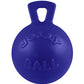 Jolly Pets Tug-n-Toss Dog Toy Ball with Handle, 8 Inches/Large, Blue