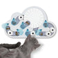 Catstages Nina Ottosson Rainy Day Puzzle & Play Cat Puzzle Feeder – Interactive Treat Game for Indoor Cats, Level 3 Slow Feeder Enrichment Toy, 13.8" x 14"