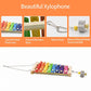 Swing Toys Xylophone, 2pcs Chicken Toys for Poultry Run, Rooster Hens Chicks Pet Parrots Macaw Entertainment, Stress Relief for Birds