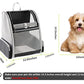 Texsens Innovative Traveler Bubble Backpack Pet Carriers for Cats and Dogs (Black)