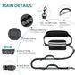 Hands Free Dog Leash, Double Dog Leash with Waist Bag, Back Brace, Double Padded Handles, Running Belt Fanny Pack with Phone, Treat, (Large, 26-120