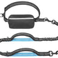 iYoShop Hands Free Dog Leash with Zipper Pouch, Dual Padded Handles and Durable Bungee for Walking, Jogging and Running Your Dog (Large, 25-120 lbs, Black)