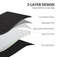 Patas Lague Orthopedic Dog Bed Large Sized Dog 36''X24'', Waterproof L Bolster Medium Pet Sofa Beds with Removable Washable Cover, Soft Comfortable Pet Couch Crate Mat with Nonskid Bottom, Black