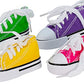 Bonka Bird Toys 6 Mini Sneakers Colorful Cotton Shredding Parrot Parrotlet Budgie Finch Cockatoo