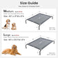 Love's cabin Elevated Cooling Dog Bed for Large Dogs, Portable Indoor & Outdoor Raised Pet Dog Cat Cot, Durable Summer Frame with Breathable Mesh