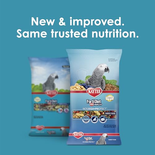 Kaytee Forti-Diet Pro Health Pet Parrot Bird Food, 8 Pound