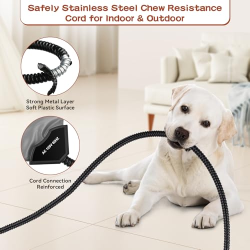 Pet Heating Pads for Cats & Dogs Outdoor Indoor, 17.7 * 17.7inches Puppy Cat Heating Pad Bed Mat Outdoor Waterprooof, Heated Dog Blanket Bed Outside, Gifts for Cats Puppy in Winter