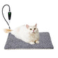 Cat Heating Pad - 11 Adjustable Temperature and 25 Timer Options, Heated Cat Bed Indoor with Chew-Resistant Cord for Small Dogs, 18x18 Inch