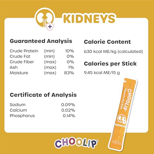 Choolip Squeeze Vita Stick Lickable Cat and Dog Treats, 49-Count Kidney Support Variety Pack, Tuna and Pollack with Pumpkin, Blueberry and Omega-3