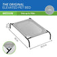 Coolaroo Original Elevated Dog Bed - Breathable Off-The-Ground Pet Bed with Cooling Fabric, Joint Relief & Moisture-Resistant Fabric, 100% Recyclable, Easy Clean, Grey, Medium