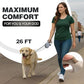 PINA Upgraded Retractable Dog Leash, 26 ft Dog Leash for Small Medium Large Dogs Up to 110lbs, Heavy Duty Reflective Nylon Tape 360° Tangle-Free