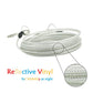 Petest 30ft Reflective Tie-Out Cable for Heavy Dogs Up to 125 Pounds