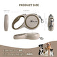 OUTnWILD Retractable Dog Leash - Tangle-Free 360° Design with Anti-Slip Handle | 16 ft Strong Nylon Tape | One Touch Quick-Lock Braking System | for