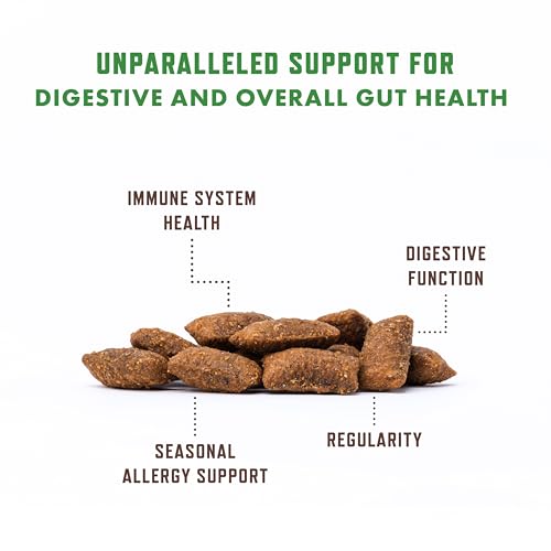 Rocco & Roxie Cat Probiotics, Health Supplement for Cats, Prebiotic & Postbiotic for Digestive + Gut Support, Constipation Relief, Anti Diarrhea, Supplements & Vitamins, Chicken Flavored Crunchy Chews