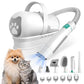 Dog Grooming Kit, Pet Grooming Vacuum with Pet Clipper Nail Grinder, Dog Hair Vacuum with 6 Pet Grooming Tools for Dogs Cats Shedding Grooming