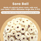 4PCS Bird Toys Sola Balls 2.36'' - Bird Foraging Toy, Sola Atta Ball, Parrot Chew Shred Toy for Sharpening Claws & Beaks for Cockatiel, Parakeets, Conure, Love Birds, Budgie and Small Birds