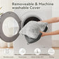 Cat Bed Cave-Cat Beds for Indoor Cats,Kittens and Small Pets,Soft and Warm Cats House Tent Bed,Foldable and Washable with Removable Cushioned and Anti Slip Bottom,Grey 15inches