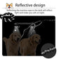 Durable Double Dog Leash Two Dog Leash No Tangle with Padded Handles & Reflective Strips for Medium Large Dogs, Comfortable Shock Absorbing Bungee