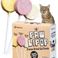 MalsiPree Cat Lollipop Treats - Interactive Cat Toy & Freeze Dried Cat Treats - Fun Suckers & Pops - Healthy Cat Birthday Treats, Cake Alternative & Snack - Food Toppers Chicken & Pumpkin, 18 Pack