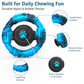 Pamlulu Tough Dog Toys for Aggressive Chewers, Indestructible Dog Toy for Large Dogs, Nylon Chew Toys for Medium Large Breed, Interactive Dog Toys to Keep Them Busy, Dog Birthday