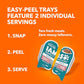 IAMS Perfect Portions Indoor Adult Grain Free Wet Cat Food Pate, Turkey and Salmon Recipe, 2.6 oz. Twin-Pack Trays (12 Count, 24 Servings) (Pack of 2)
