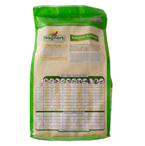 Wagner's 62042 Songbird Supreme Blend Wild Bird Food, 8-Pound Bag