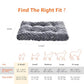 Basics Cat and Dog Bed and Crate Pad, Machine Washable, Indoor, 23 x 18 x 2.5 inches, Gray