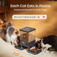 oneisall Automatic Cat Feeder for 2 Cats, 20 Cups/5L Automatic Cat Food Dispenser for Small Pets Indoor, Timed Cat Feeder for Dry Food
