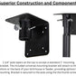 JCS Wildlife Universal Mounting Pole Kit for Bird Houses & Feeders, Heavy-Duty Steel Pole with Threaded Connections, Top or Side Mount, 55" Tall, Holds up to 30 lbs, Rust-Resistant Outdoor Use