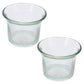 Abaodam 2Pcs Glass Replacement Feeder Cups for Hummingbird Wild Bird Feeders Durable Outdoor Accessories for Garden Balcony Weather Resistant Easy to Clean