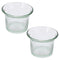 Abaodam 2Pcs Glass Replacement Feeder Cups for Hummingbird Wild Bird Feeders Durable Outdoor Accessories for Garden Balcony Weather Resistant Easy to Clean