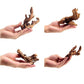 YZHZOM Small Natural Driftwood for Aquarium Styling Carefully Selected Natural Aquarium Decor Driftwood for Reptile Tank Reptile Tank Wood Decor (Driftwood 4-6inch 4pcs)