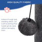Cat Craft Cat Scratching Post Carpet Scratching Post 41" for Indoor Cats, Tall Cat Scratch Post, Carpet Cat Scratcher with Replaceable Toys, Sturdy Base, Large, Gray